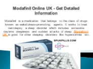 Modafinil online UK - get detailed information.