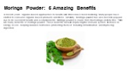 Moringa Powder: 5 Amazing Benefits