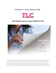 Are Breast Implant Loans Right for You?