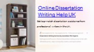 Online Dissertation Writing Help UK