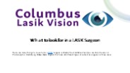 What to look for in LASIK Surgeon