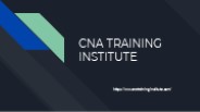 CNA Training institute  Dubai