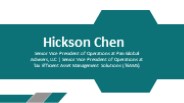 Hickson Chen - An Energetic and Adaptable Individual