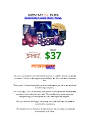 The BioEnergy Code PDF Download Angela Carter (eBook)