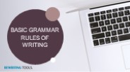 Basic grammar Rules of Writing