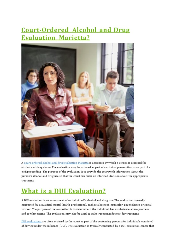 $89 Drug Evaluation near me | Marietta, Decatur and Atlanta-30067