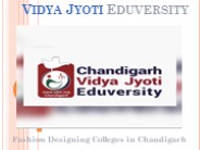 Fashion Designing Colleges in Chandigarh