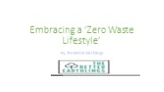 zero waste lifestyle