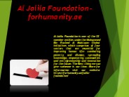 Al Jalila Foundation - forhumanity.ae