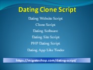 Dating Clone Script | Dating Website Script | PHP Dating Script
