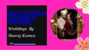 Best Wedding Planner in Udaipur