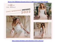Chic Wedding Dresses 2022
