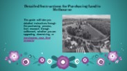 Detailed Instructions for Purchasing Land in Melbourne