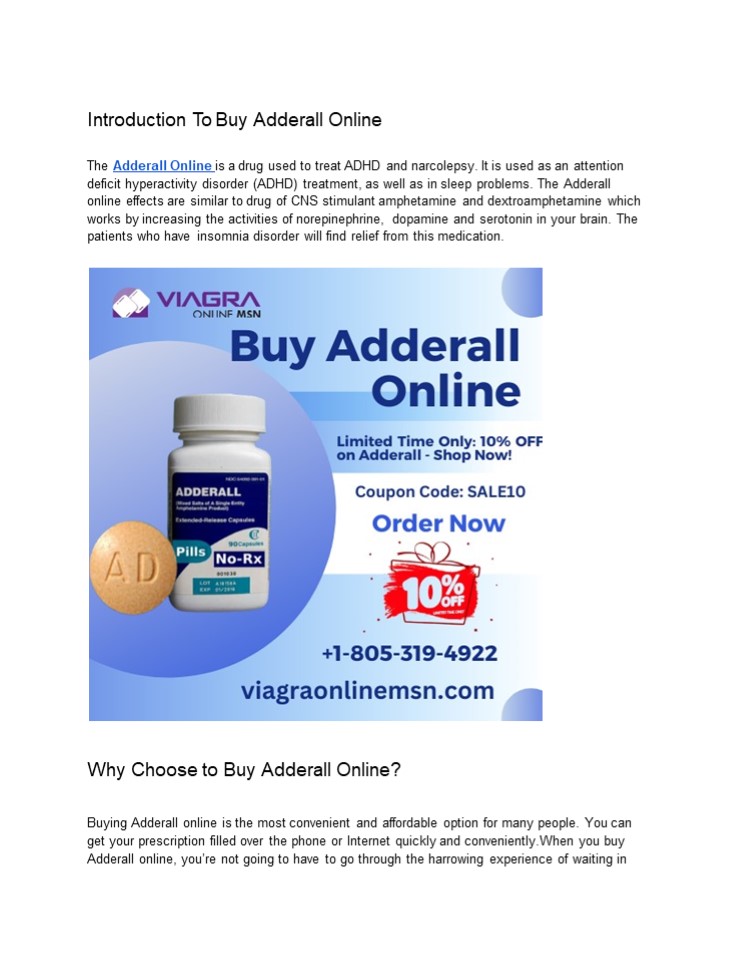 Buy Adderall XR 30mg Online