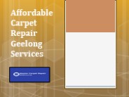 Book Cost-Effective Carpet Repair Geelong Services