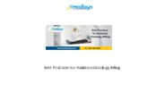 Best Practices For Radiation Oncology Billing