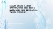Beauty Drinks Market