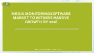 Media Monitoring Software market
