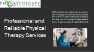 Professional and Reliable Physical Therapy Services