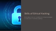 Skills of Ethical Hacking