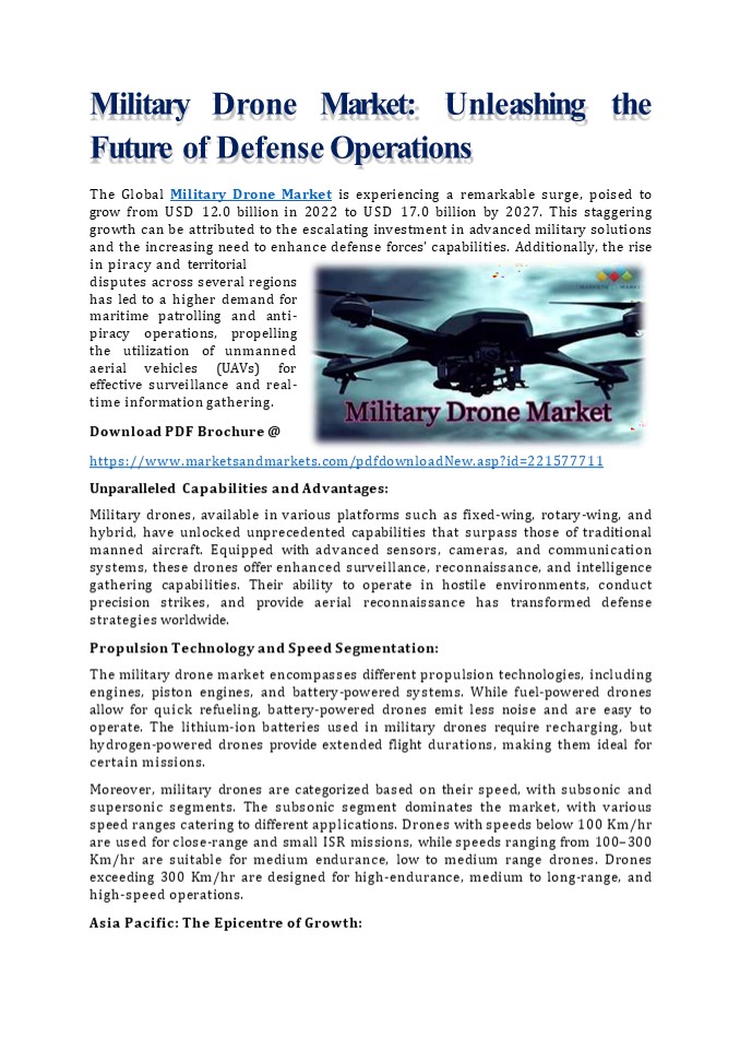 Military Drone Market : Unleashing the Future of Defense Operations.pdf