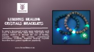 Luminous healing crystals bracelets