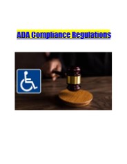 ADA Compliance Regulations