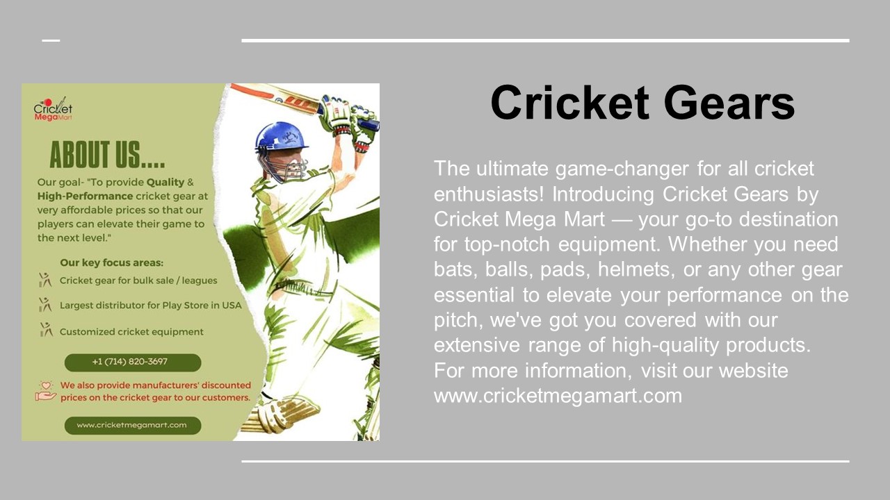 Cricket Gears