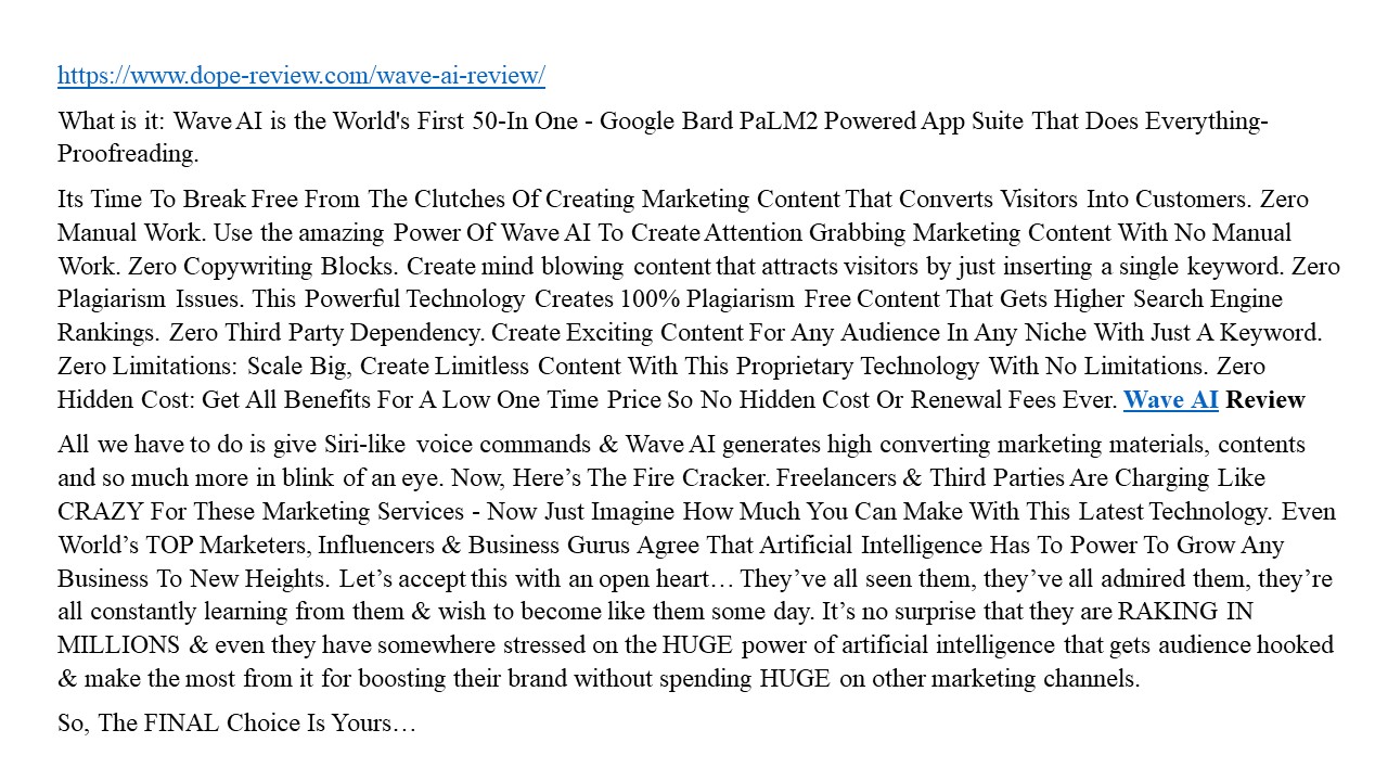 presentation player overlay