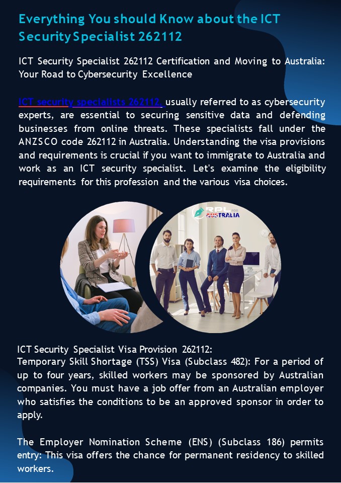 Everything You should Know about the ICT Security Specialist 262112