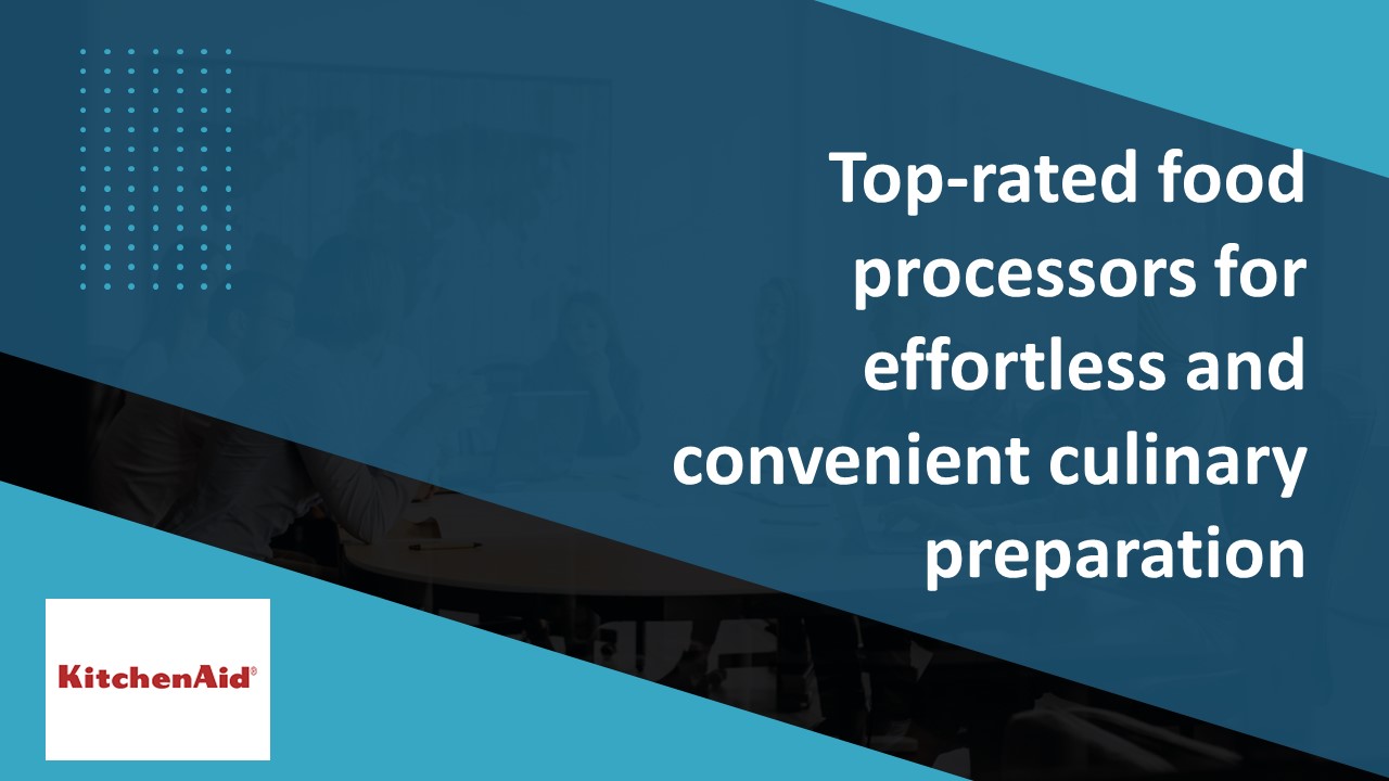 Top-rated food processors for effortless and convenient culinary preparation