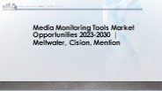 Media Monitoring Tools market