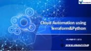 Cloud Automation using Terraform & Python Online Training