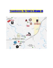 Townhomes For Rent in Atlanta GA
