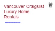 Vancouver Craigslist Luxury Home Rentals