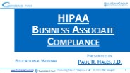 HIPAA Business Associate Agreements: Key Components and Obligations