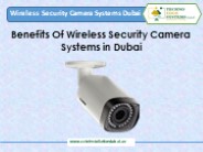 Benefits Of Wireless Security Camera Systems in Dubai