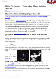 Music PR Company & Music PR Company