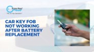 Reprogramming of Remote Car Key Fob | Car Key Services