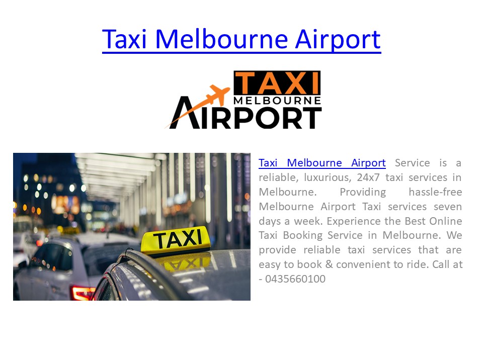 Airport Taxi Melbourne