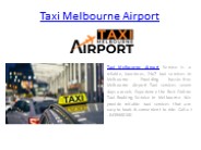 Airport Taxi Melbourne