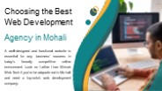 Choosing the Best Web Development Agency in Mohali