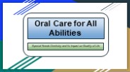 Oral Care for All Abilities