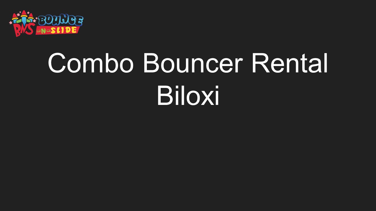 Combo Bouncer Rental Biloxi