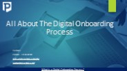 All About The Digital Onboarding Process