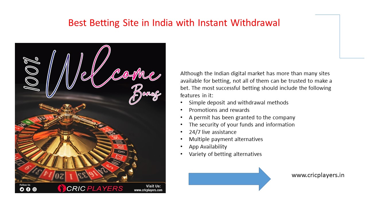 Best Betting Sites in India with Instant Withdrawal