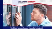 The 5 Most Common Reasons People Call a Locksmith