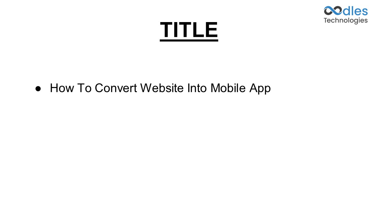 How To Convert Website Into Mobile App