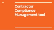 Contractor Compliance Management tool-software
