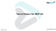Tips to Prepare for NEET UG